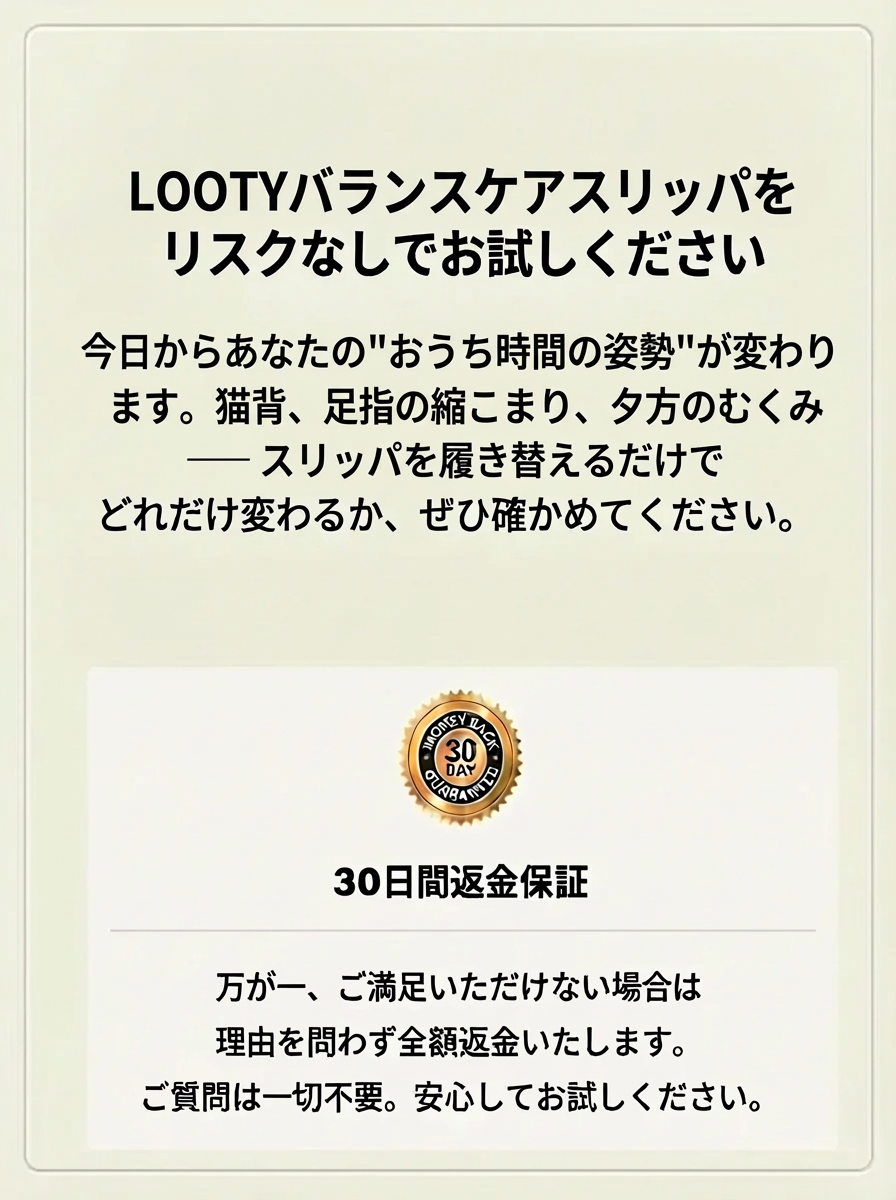 【本日終了⏰】【累計15万台突破🏆】LOOTYバランスケアスリッパ【顧客満足度No.1獲得商品🥇】【全国送料無料🚗】