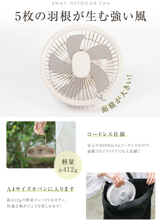【本日終了⏰】【累計15万台突破🏆】LOOTY 3WAYサーキュレーター扇風機【顧客満足度No.1獲得商品🥇】【全国送料無料🚗】