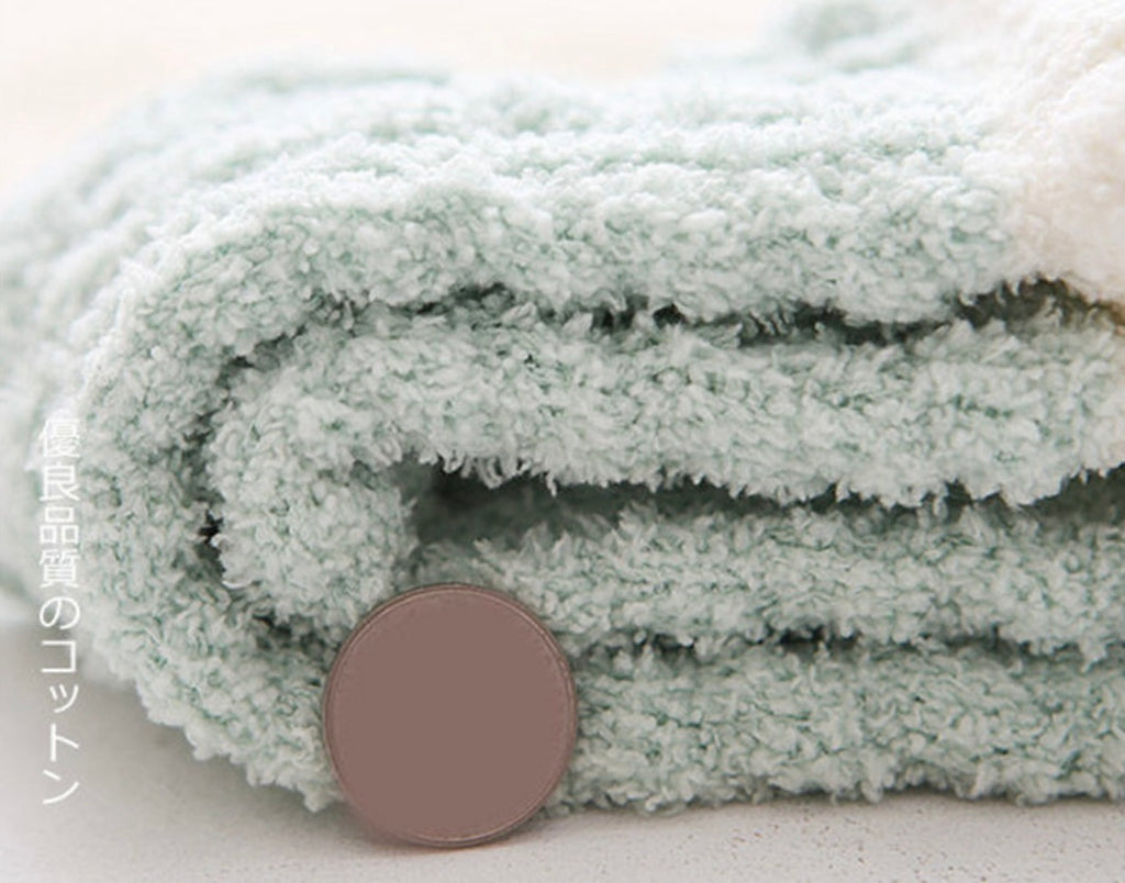 ふわふわ裏起毛あったかソックス　３足セット