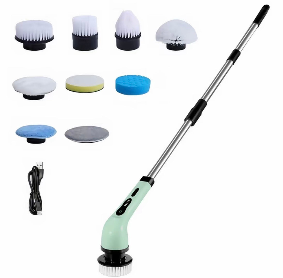 多機能電動お掃除ブラシ  コードレス充電式  お風呂掃除