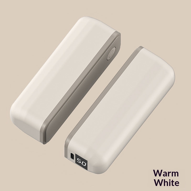 磁気吸着式 充電式カイロ　磁気吸着・瞬間発熱ハンドウォーマー