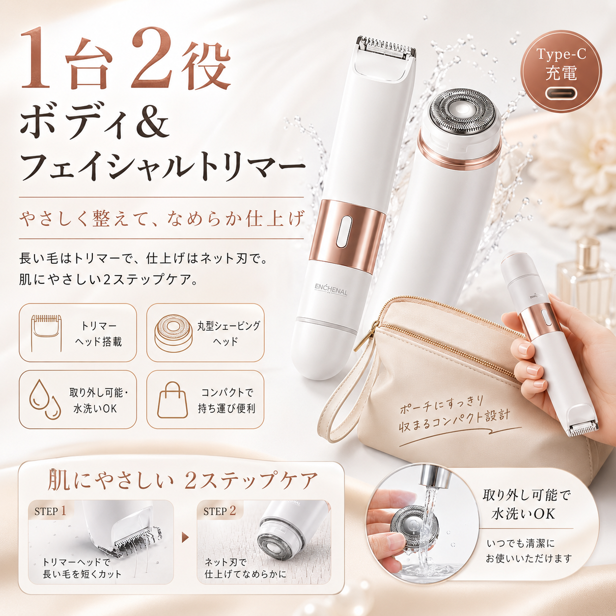 【本日終了⏰】【累計15万台突破🏆】LOOTY ムダ毛シェーバー【顧客満足度No.1獲得商品🥇】【全国送料無料🚗】