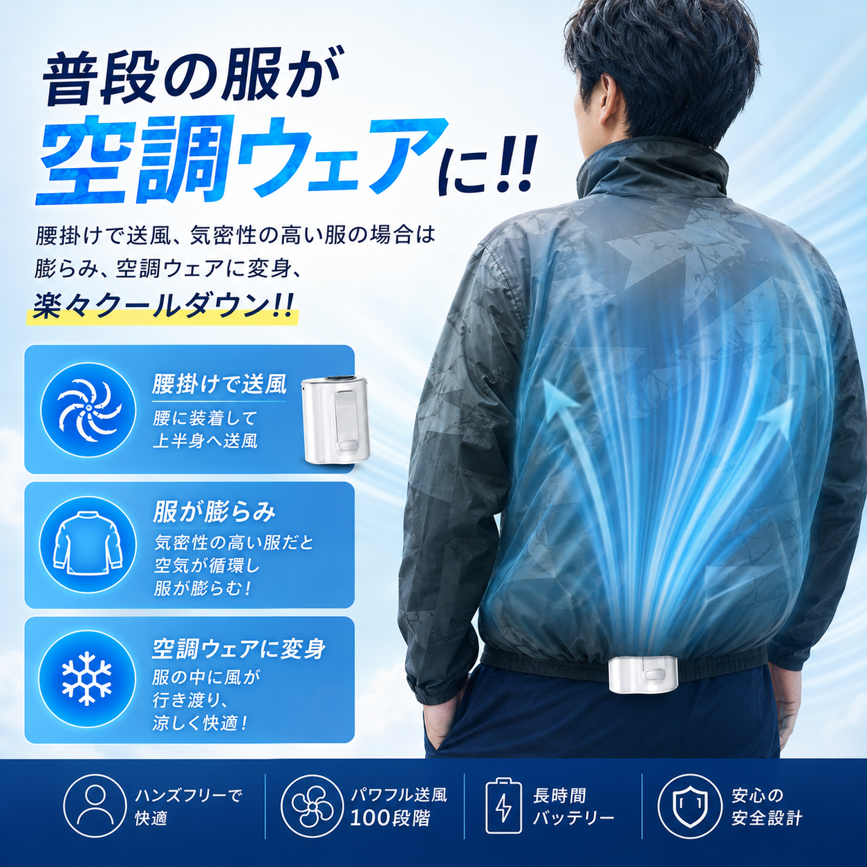 【本日終了⏰】【累計15万台突破🏆】LOOTY 5WAY腰掛けファン【顧客満足度No.1獲得商品🥇】【全国送料無料🚗】