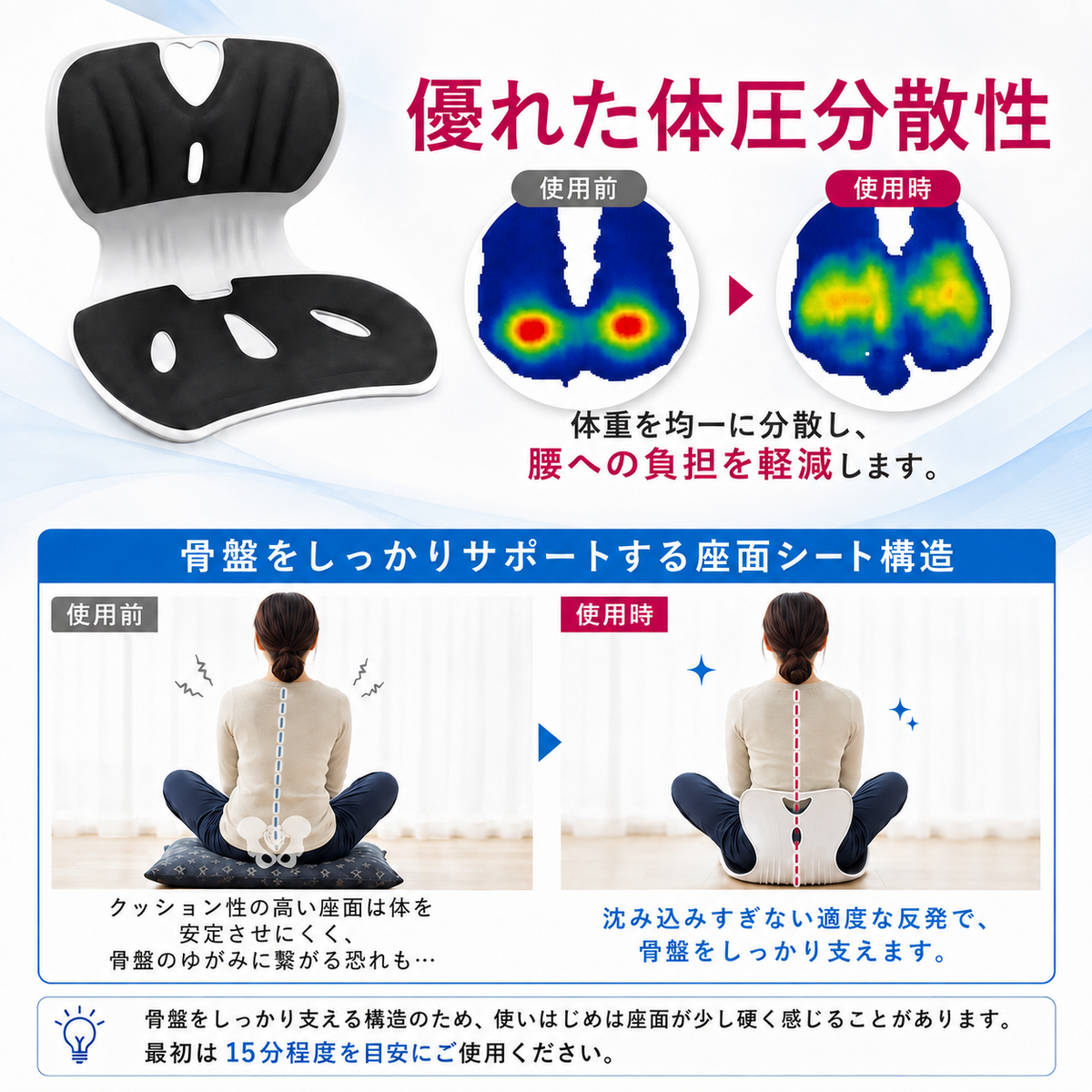 【本日終了⏰】【累計15万台突破🏆】LOTTY 姿勢サポートチェア【顧客満足度No.1獲得商品🥇】【全国送料無料🚗】