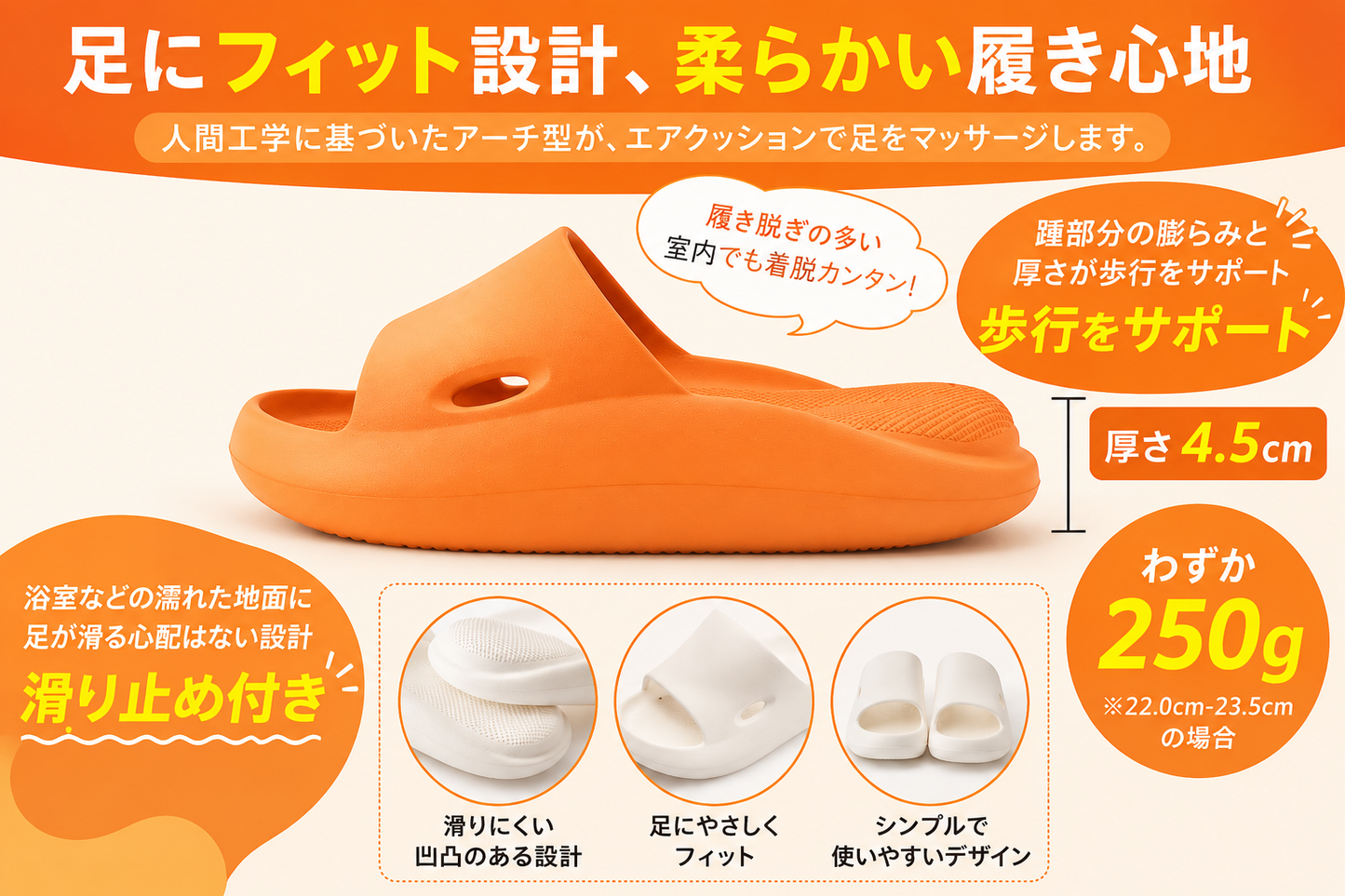 【本日終了⏰】【累計15万台突破🏆】LOOTY リカバリーサンダル 【顧客満足度No.1獲得商品🥇】【全国送料無料🚗】