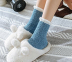 ふわふわ裏起毛あったかソックス　３足セット