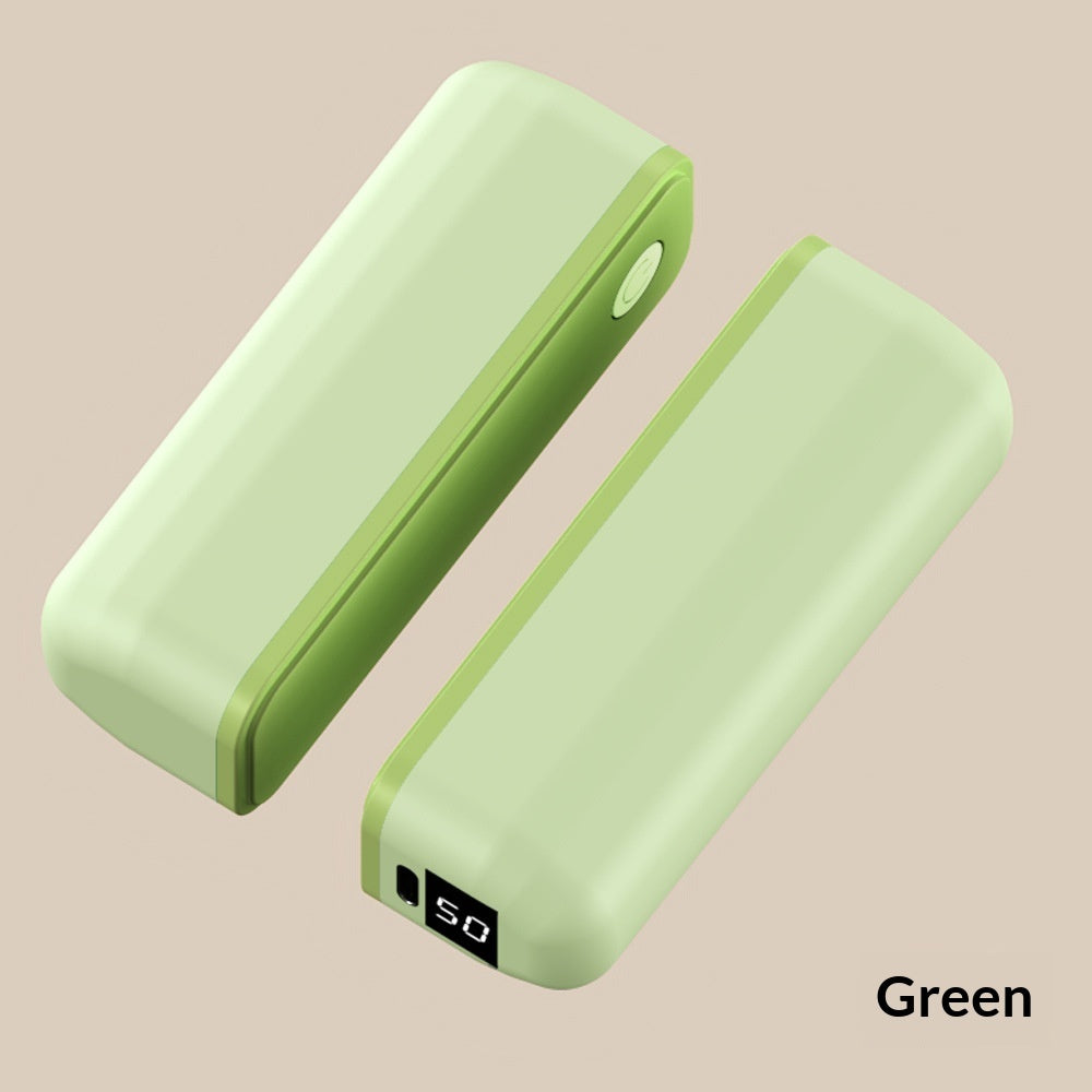 磁気吸着式 充電式カイロ　磁気吸着・瞬間発熱ハンドウォーマー