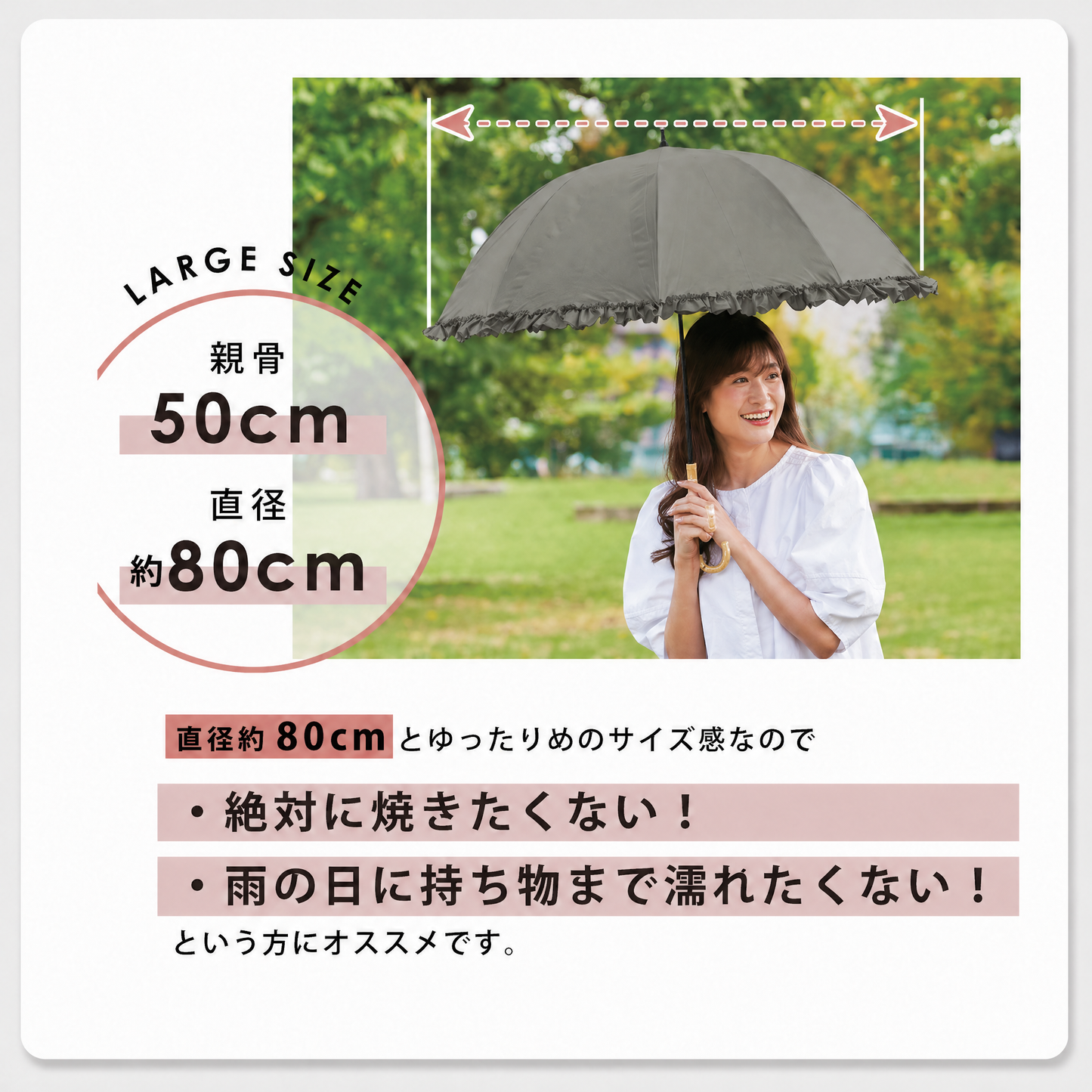 【本日終了⏰】【累計15万台突破🏆】LOOTY 完全遮光フリル日傘【顧客満足度No.1獲得商品🥇】【全国送料無料🚗】