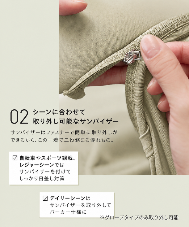 【本日終了⏰】【累計15万台突破🏆】LOOTY接触冷感UVパーカー【顧客満足度No.1獲得商品🥇】【全国送料無料🚗】